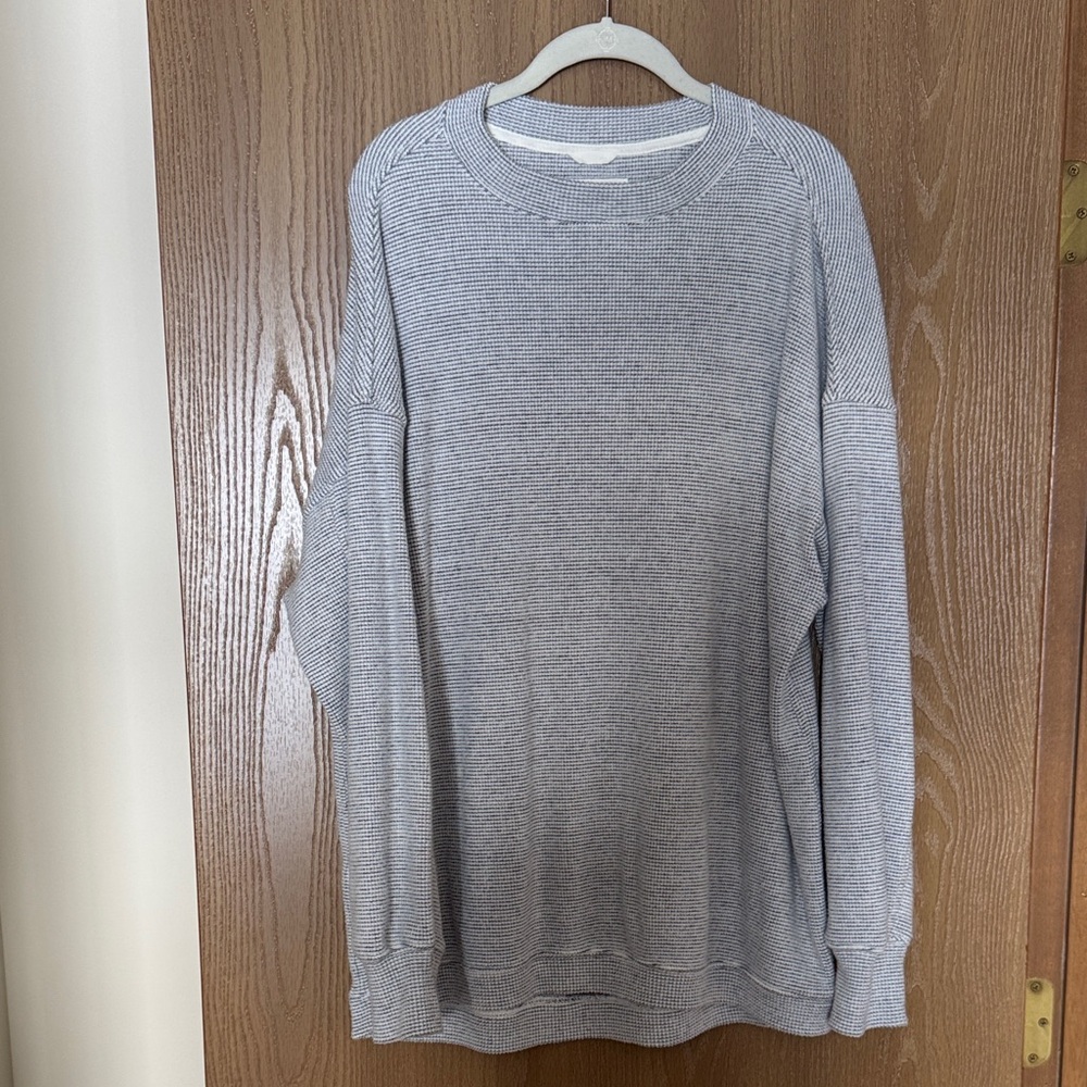 aerie oversized super soft crew